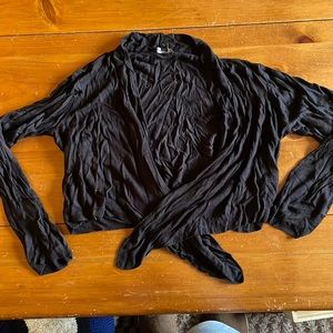 Black cardigan